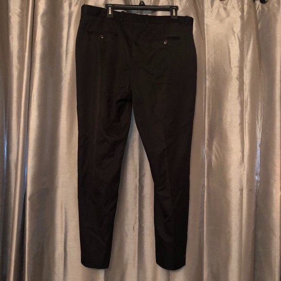 Perry Ellis Modern Fit Dress Pant, Black 36x30 - Picture 2 of 6